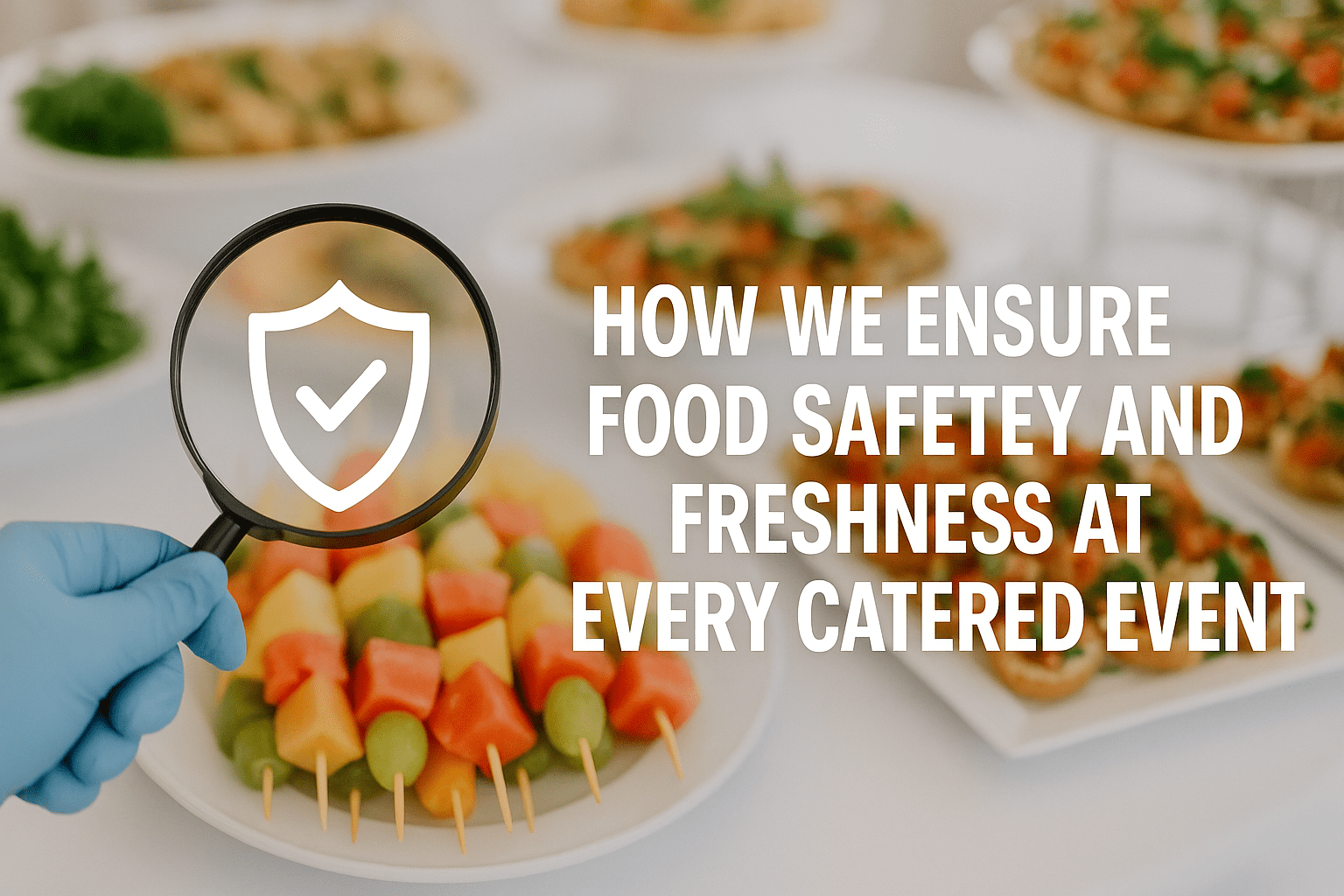food safety and freshness at catering event featured image for How We Ensure Food Safety and Freshness at Every Catered Event