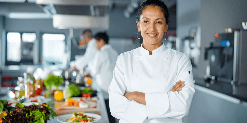 a woman doing calculations